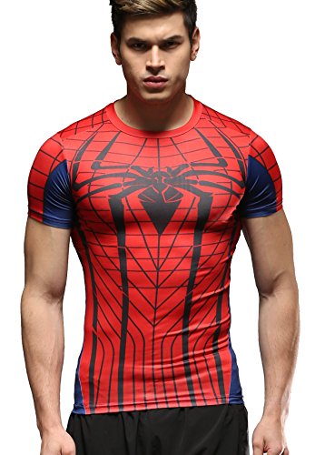 Cody Lundin Camiseta para Hombre Spider Hero de...