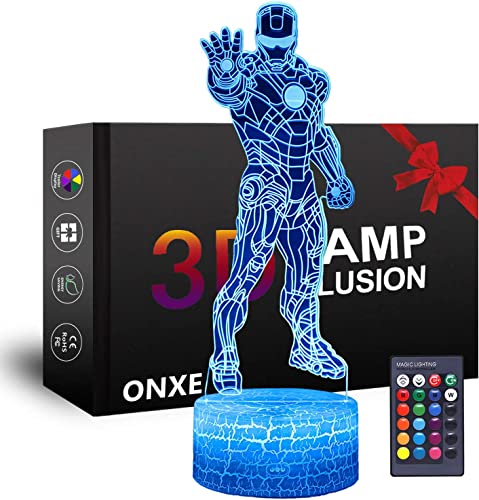 ONXE - Lámpara LED de luz nocturna 3D de...