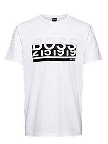 BOSS Hugo Tee 2 - Camiseta de algodón orgánico...