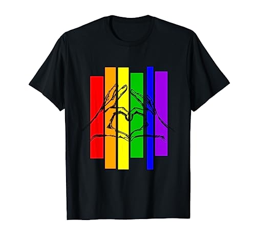 Amor Rainbow Gay Y Lesbiana LGBT Orgullo Camiseta