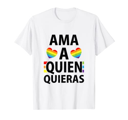 Ama A Quien Quieras Lgbt-Q Orgullo Gay Bandera...