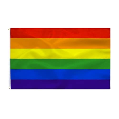 Bandera Pride Gay Rainbow LGBT FLAG 90x150cm-Doble...