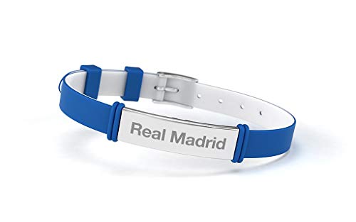 Real Madrid Pulsera Club de Fútbol Fashion Azul...