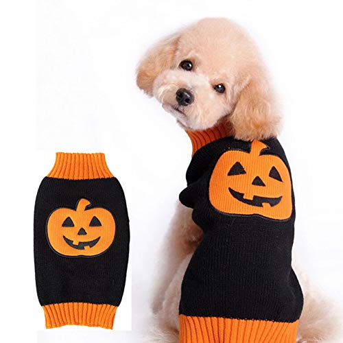 Suéter de perro de Halloween, caliente de la capa...