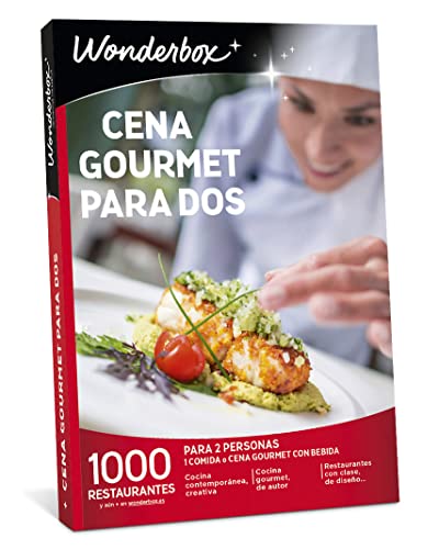 WONDERBOX - Caja Regalo - Cena Gourmet para Dos -...