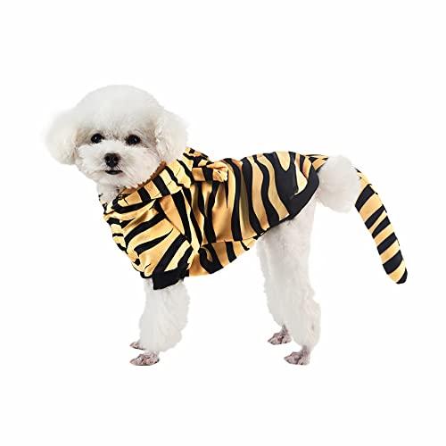 DELIFUR Perro Tigre Halloween Disfraz Pet Cosplay...