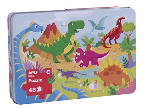 APLI Kids- Dinosaurios Puzle, 48 Piezas,...