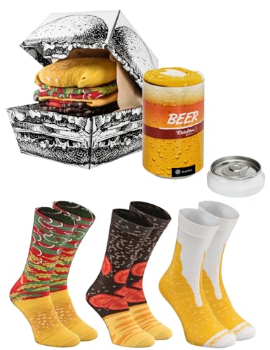 Rainbow Socks - Hombre Mujer Calcetines Food Truck...