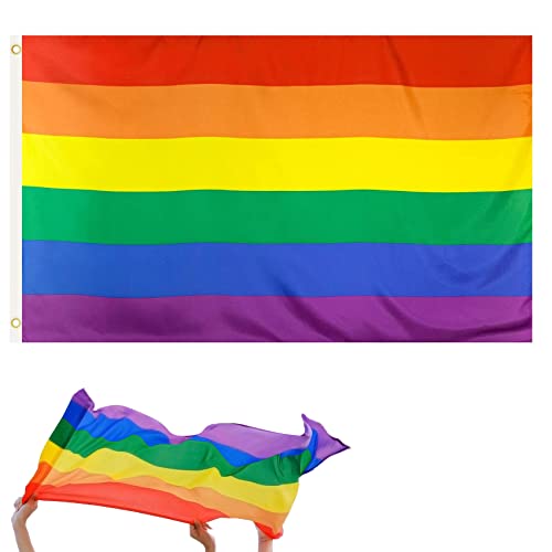iZhuoKe Bandera LGBT Grande,Bandera Gay Balcón...