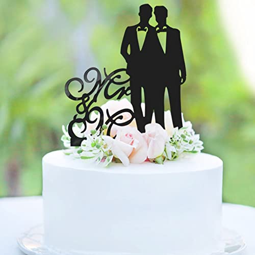Mr & Mr Cake Topper Adornos tarta de pastel de...