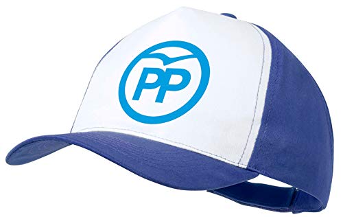 MERCHANDMANIA Gorra Azul Logo Partido Popular...