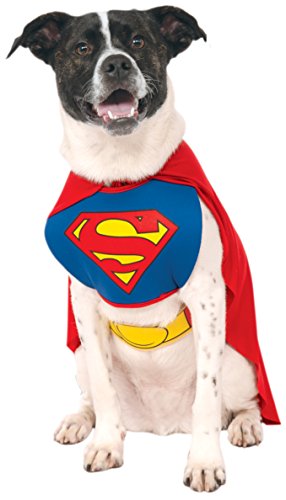Rubies - Disfraz de Superman para mascota, Talla M...
