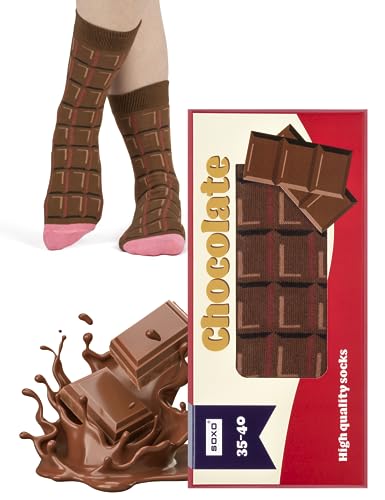 soxo Chocolate Calcetines Mujer Divertidos Regalos...
