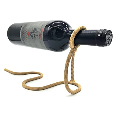 Soporte para botellas de vino, diseño de cuerda,...