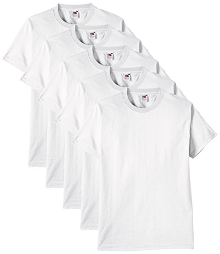 Fruit of the Loom Heavy Cotton tee Shirt 5 Pack...