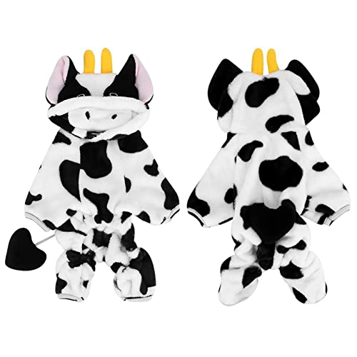 BAOK Disfraz de vaca para mascotas - Traje de vaca...