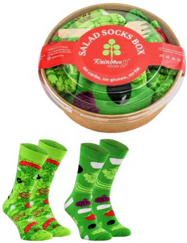 Rainbow Socks - Hombre Mujer Calcetines Salat...