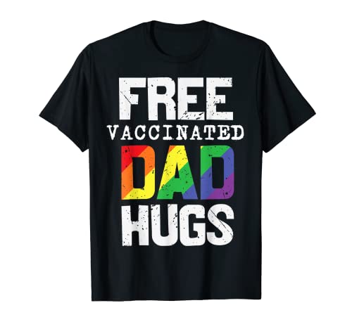 Orgullo Gay Lesbianas Libre Vacunado Papá Abrazos...