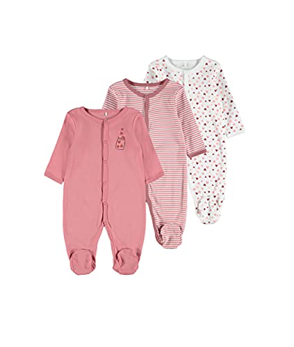 NAME IT Nbfnightsuit 3p W/F Dusty Rose Noos...