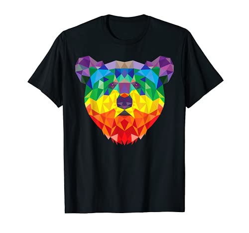 Oso Geométrico LGBT Bandera Arco Iris Orgullo Gay...