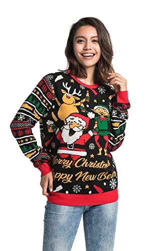 Women`s Ugly Christmas Sweater, Novelty Funny Xmas...