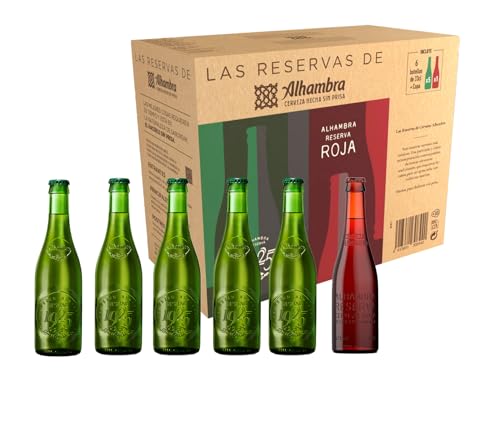 Alhambra Reserva Pack Cerveza, Estuche Regalo de 6...