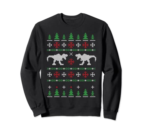 Ugly Christmas Sweater Dinosaurios Niños Navidad...