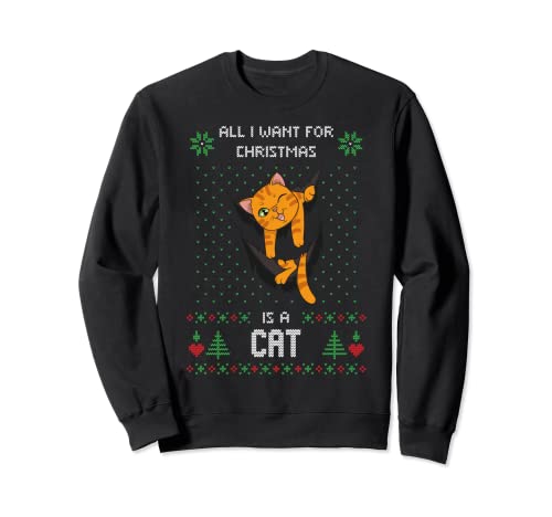 Gatos Ugly Christmas Sweater Gato Ugly Sweater...