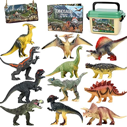 FRUSE Dinosaurio de Juguete,12 Educativas Figuras...