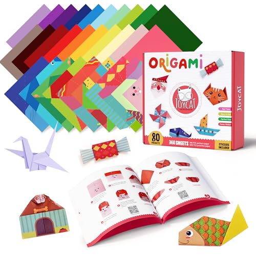 JoyCat 360 Hojas Color Kit de Origami para...
