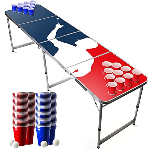 Juego de Beer Pong Player | 1 Mesa Beer Pong + 120...