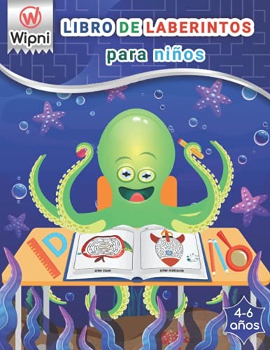 libro de laberintos para niños | 4-6 años:...