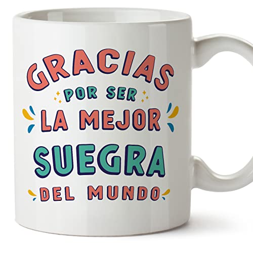 MUGFFINS Tazas para SUEGRA - En Español - Gracias...