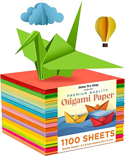 Home Pro Shop Papel Origami – 1100 Folios de...