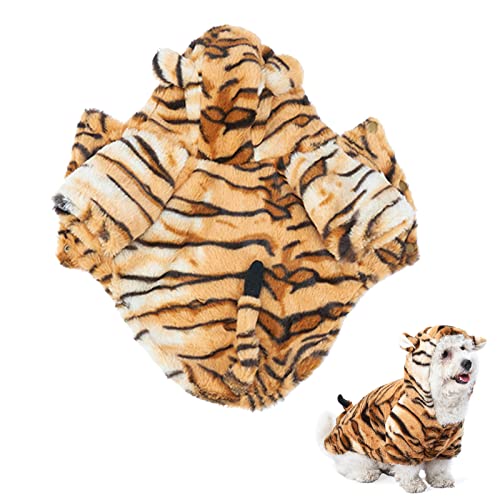 Disfraz de tigre para perro de Halloween, ropa de...