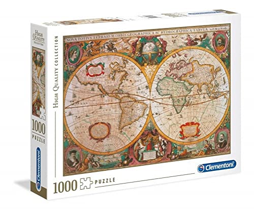 Clementoni - Puzzle 500 piezas Diseño Mapa...