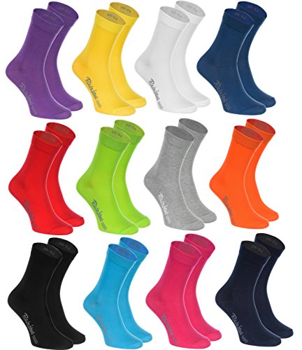 Rainbow Socks - Hombre Mujer Calcetines Colores de...
