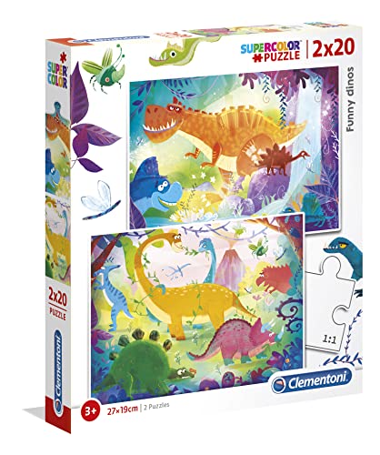 Clementoni - 2 Puzzles infantiles de 20 piezas...