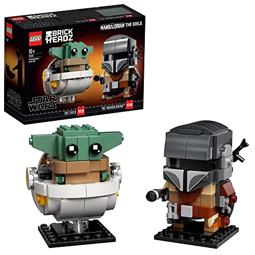 LEGO 75317 Star Wars BrickHeadz El Mandaloriano y...
