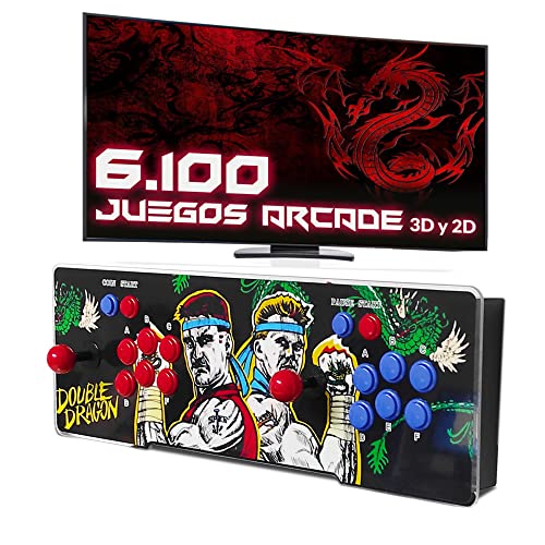 Consola arcade 3D, (6.100 Juegos incluidos) Retro...