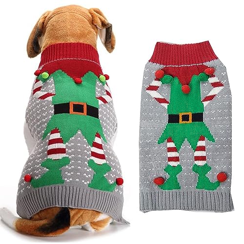 Navidad Mascotas suéter, Navidad Disfraz de Punto...