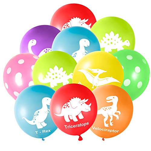 FEPITO 32 Pieces 12 'Dinosaurs Balloons Globos de...