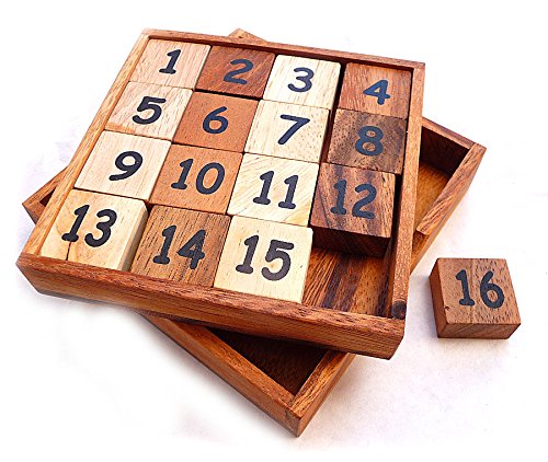 Logica Juegos Art. Puzzle 15+16 - Juego del 15-2...