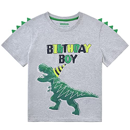 Dinosaurio Camiseta de Cumpleaños Niño Pequeño...