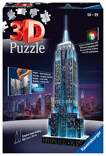 Ravensburger 12566 1- Puzzle 3D Building: Empire...