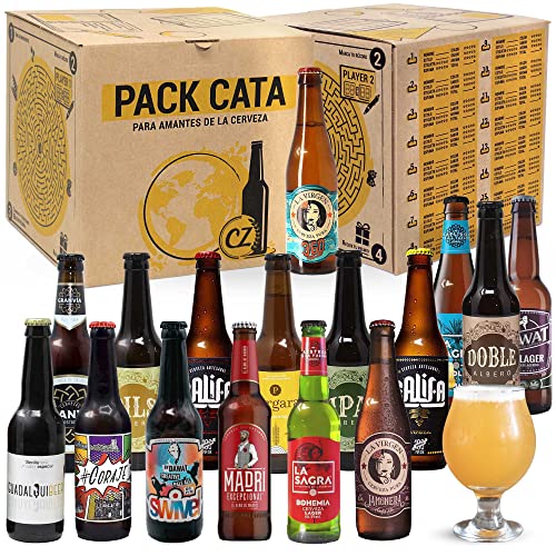 Pack Cata Cervezas Artesanas (16 variedades) –...