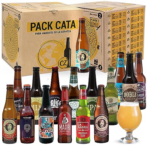 Pack Cata Cervezas Artesanas (16 variedades) –...