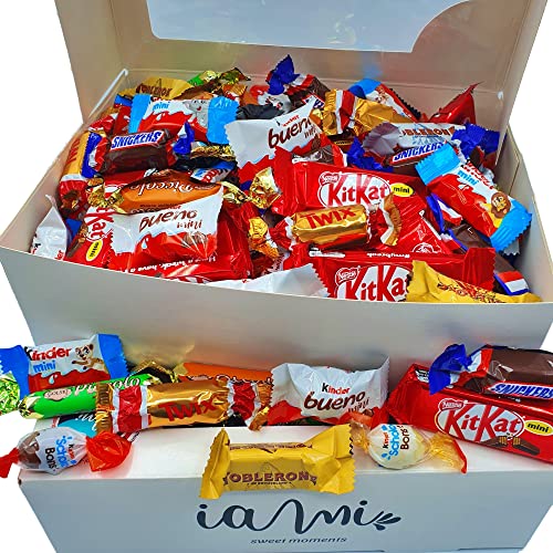 Surtido de Mini Chocolates de 100 Unidades | Caja...