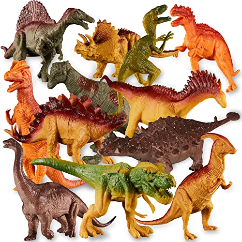 HERSITY 12 Piezas Figuras de Dinosaurios Dino...